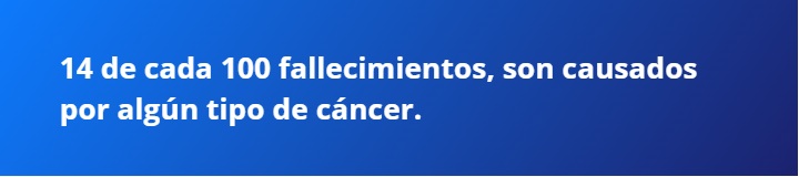 Dato cáncer